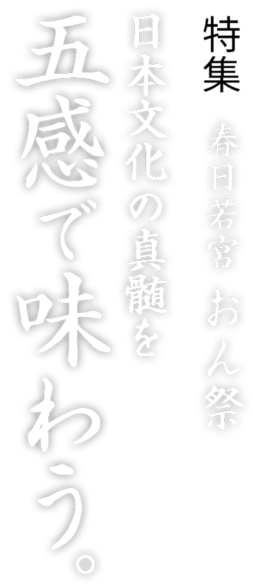 -特集-春日若宮おん祭り