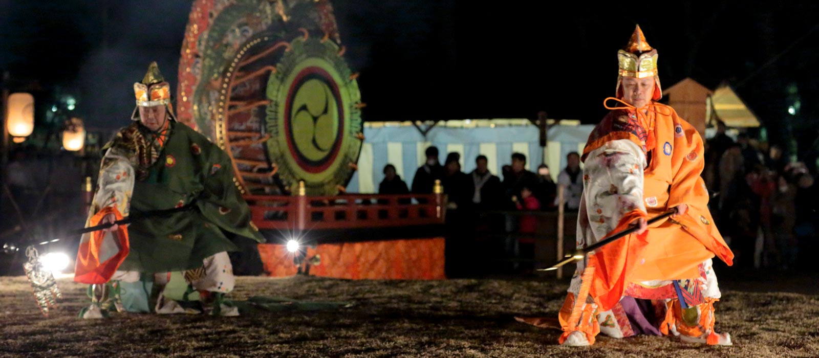 舞楽 振鉾三節(えんぶさんせつ)：おん祭お旅所祭