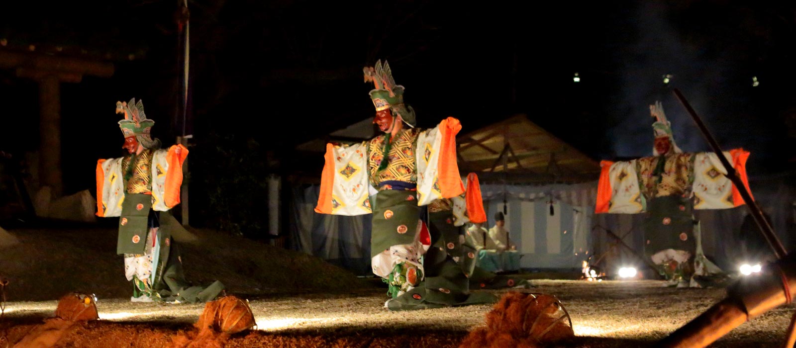 舞楽 地久(ちきゅう)：おん祭お旅所祭