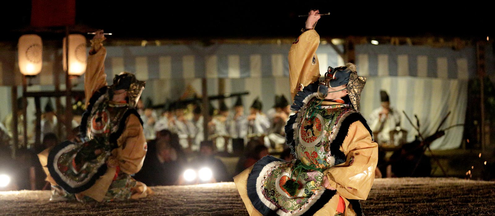 舞楽 落蹲(らくそん)：おん祭お旅所祭