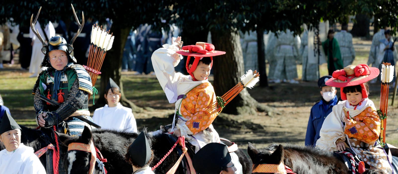 第八番 流鏑馬(やぶさめ)：おん祭お渡り式